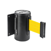 13'L Retractable Belt Barrier | Wall Mounted