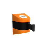 35'L Retractable Belt Barrier | Wall Mounted